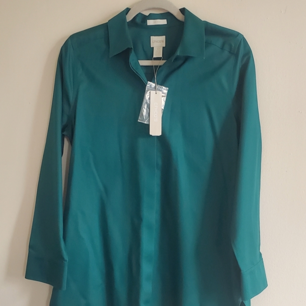 NWT Chico's Emerald Green 0